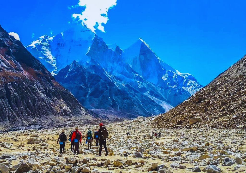 Gaumukh Tapovan Trek Route