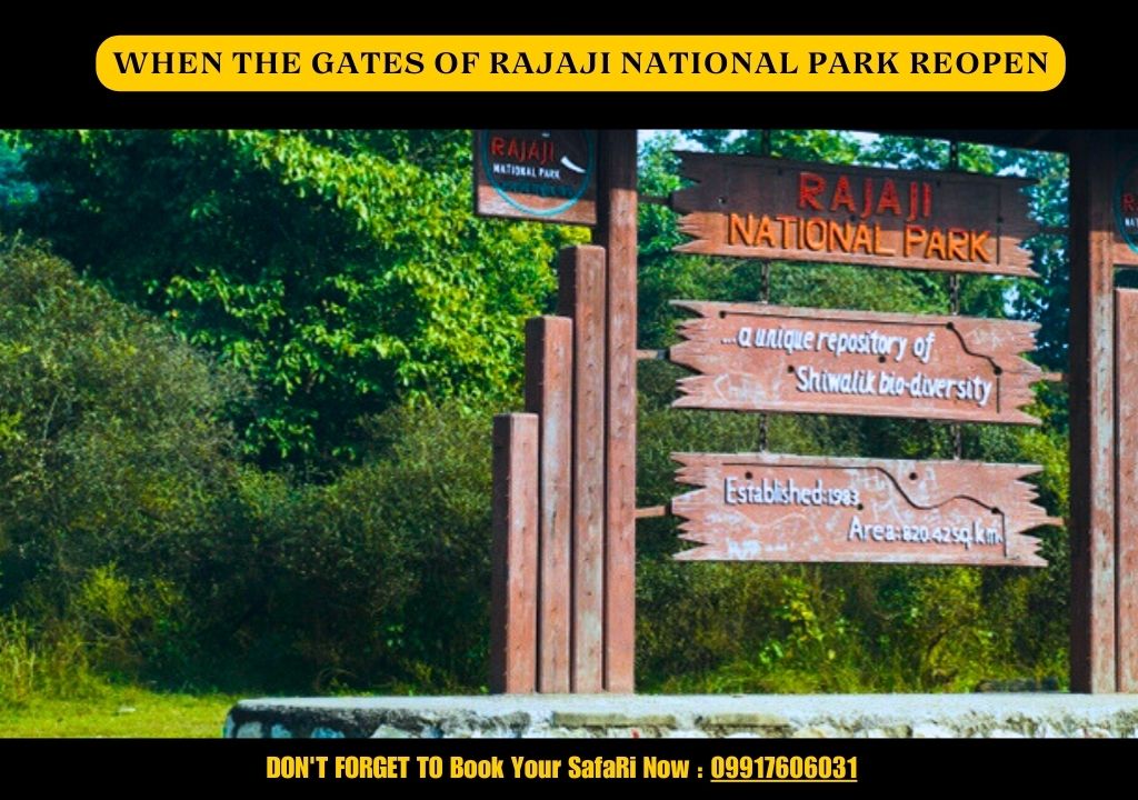 When will the Gates of Rajaji Tiger Reserve reopen?